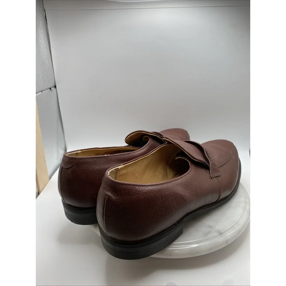 Leather Classics Slip On Loafers  Dress Shoes Neolite Heels USA  Mens Size 14 D